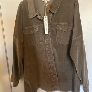SHE + SKY Women's Tan Corduroy Jacket
NWT